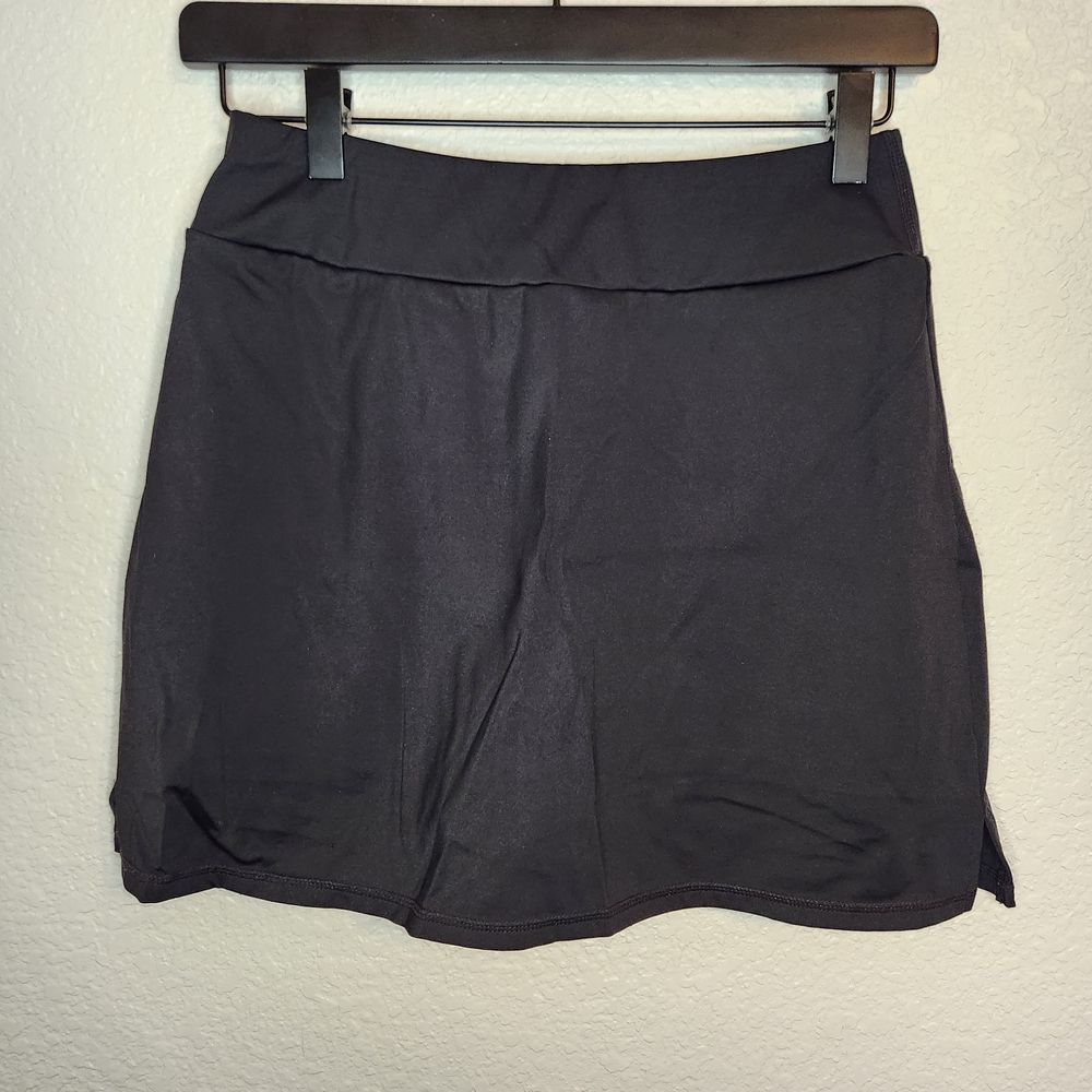 Lou Keith Women's S Black Skort Nylon/Spandex Golf Tennis Pickle ball